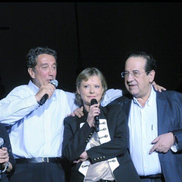 Ariane, Claude Berda, Dorothée et Jean-Luc Azoulay à l'Olympia le 19/04/2010