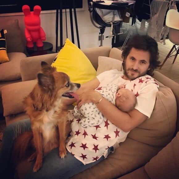 Mickael Miro en famille sur Instagram.
