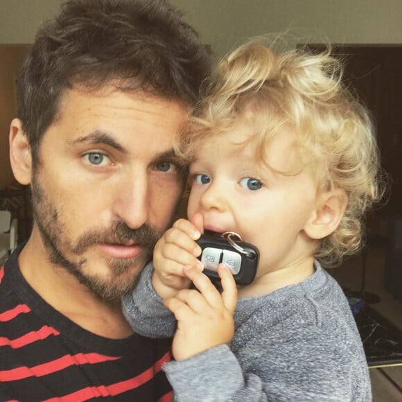 Mickael Miro et son fils sur Instagram.