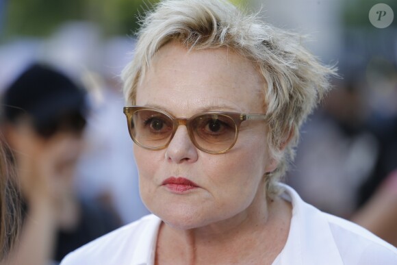 Muriel Robin - Rassemblement contre les violences faites aux femmes, Place de la République à Paris. Le 6 juillet 2019 © Stephen Caillet / Panoramic / Bestimage