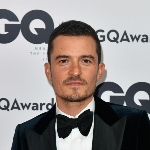 Orlando Bloom au photocall de la soirée des "GQ Men Awards 2018" à Berlin, le 8 novembre 2018.