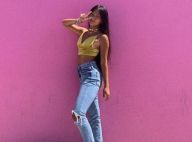 Jade Hallyday : Jean troué et petit top, "la vie en rose" à Los Angeles