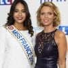 Vaimalama Chaves (Miss France 2019) et Sylvie Tellier - Soirée de rentrée 2019 de TF1 au Palais de Tokyo à Paris, le 9 septembre 2019. © Pierre Perusseau/Bestimage