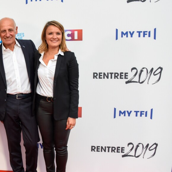 Anne Claire Coudray, Jean-Michel Aphatie, Pascale de La Tour du Pin - Soirée de rentrée 2019 de TF1 au Palais de Tokyo à Paris, le 9 septembre 2019. © Federico Pestellini/Panoramic/Bestimage