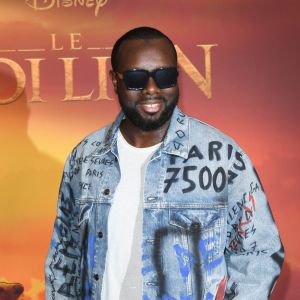 Maitre Gims - Projection exceptionnelle du nouveau Disney "Le Roi Lion" au Grand Rex à Paris le 11 juillet 2019. © Coadic Guirec/Bestimage