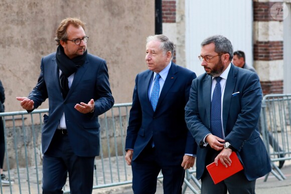 Jean Todt, Président de la Fédération internationale de l'automobile - Obsèques du jeune pilote Anthoine Hubert en la cathédrale de Chartres le 10 septembre 2019.