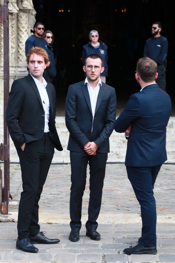 Simon Gachet - Obsèques du jeune pilote Anthoine Hubert en la cathédrale de Chartres le 10 septembre 2019.