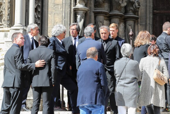 Mick Schumacher, Jean Alesi... - Obsèques du pilote de F2 Anthoine Hubert en la cathédrale de Chartres, le 10 septembre 2019.