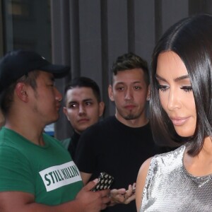 Kim Kardashian est allée déjeuner et faire du shopping avec sa soeur K. Jenner et ses amis La La Anthony et J.Cheban lors de la Fashion Week 2019 à New York. Les amis sont ensuite allés assister au défilé de mode Klarna. Le 10 septembre 2019