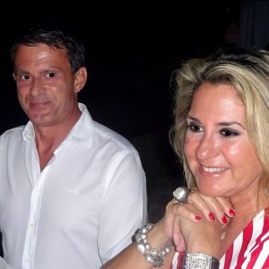 Exclusif - Manuel Valls et Susana Gallardo - Carla Bruni-Sarkozy a donné un concert pour la soirée d'anniversaire de Luisa Rodriguez Maroto à Estepona, Malaga, le 8 juin 2019.