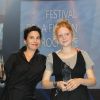 Cécile Rebboah et Luna Carpiaux (Meilleure interprétation féminine, ex aequo) - Soirée de clôture de la 21ème édition du Festival de la Fiction TV de La Rochelle. Le 14 septembre 2019 © Patrick Bernard / Bestimage 14/09/2019 - La Rochelle