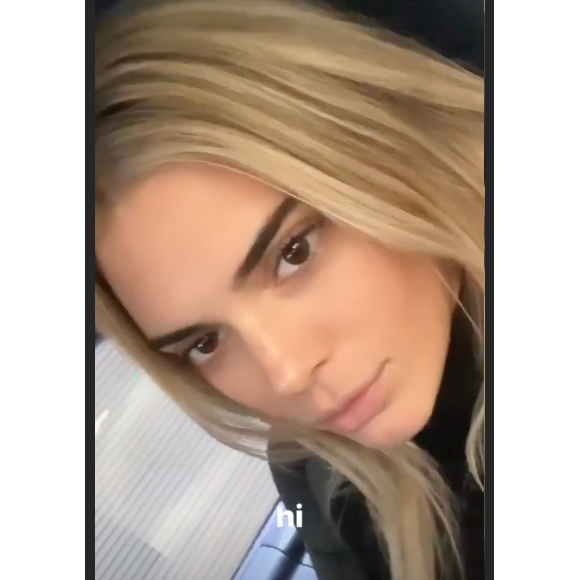 Kendall Jenner dévoile sa chevelure blonde sur Instagram, le 16 septembre 2019.