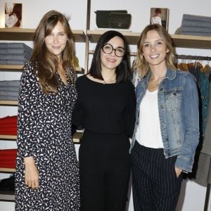 Ophélie Meunier, Sylvie Hoarau, Isabelle Ithurburu assistent à l'ouverture de la nouvelle boutique Comptoir des Cotonniers Rive Gauche rue de Sèvres à Paris, le 17 septembre 2019. © Marc Ausset-Lacroix / Bestimage