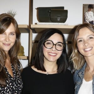 Ophélie Meunier, Sylvie Hoarau, Isabelle Ithurburu assistent à l'ouverture de la nouvelle boutique Comptoir des Cotonniers Rive Gauche rue de Sèvres à Paris, le 17 septembre 2019. © Marc Ausset-Lacroix / Bestimage