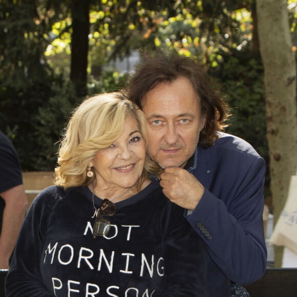 Exclusif - Nicoletta et son mari Jean-Christophe Molinier - Trophée des personnalités au profit de l'association "Make-a-Wish" au jardin du Luxembourg à Paris le 18 septembre 2019. La fondation Make-A-Wish est une association dont le but est d'exaucer le voeu d'enfants âgés de deux ans et demi à dix-sept ans qui sont ou ont été gravement malades. ©Jack Tribeca/Bestimage