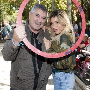 Exclusif - Jean-Marie Bigard et sa femme Lola Marois - Trophée des personnalités au profit de l'association "Make-a-Wish" au jardin du Luxembourg à Paris le 18 septembre 2019. La fondation Make-A-Wish est une association dont le but est d'exaucer le voeu d'enfants âgés de deux ans et demi à dix-sept ans qui sont ou ont été gravement malades. ©Jack Tribeca/Bestimage