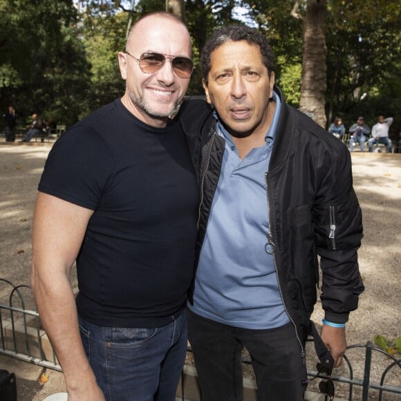 Exclusif - Pascal Soetens (alias Pascal Le Grand Frère), Smaïn - Trophée des personnalités au profit de l'association "Make-a-Wish" au jardin du Luxembourg à Paris le 18 septembre 2019. La fondation Make-A-Wish est une association dont le but est d'exaucer le voeu d'enfants âgés de deux ans et demi à dix-sept ans qui sont ou ont été gravement malades. ©Jack Tribeca/Bestimage