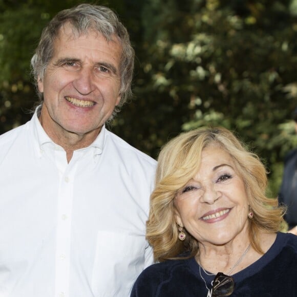 Exclusif - Gérard Leclerc et Nicoletta - Trophée des personnalités au profit de l'association "Make-a-Wish" au jardin du Luxembourg à Paris le 18 septembre 2019. La fondation Make-A-Wish est une association dont le but est d'exaucer le voeu d'enfants âgés de deux ans et demi à dix-sept ans qui sont ou ont été gravement malades. ©Jack Tribeca/Bestimage