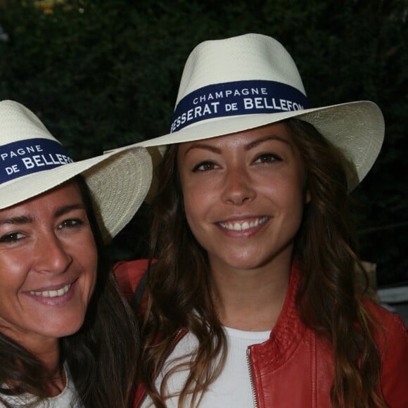 Exclusif - Emmanuelle Boidron et Dounia Coesens - Trophée des personnalités au profit de l'association "Make-a-Wish" au jardin du Luxembourg à Paris le 18 septembre 2019. La fondation Make-A-Wish est une association dont le but est d'exaucer le voeu d'enfants âgés de deux ans et demi à dix-sept ans qui sont ou ont été gravement malades. © JLPPA/Bestimage