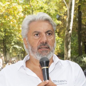 Exclusif - Jean-Jacques Bourdin et Thierry Procida - Trophée des personnalités au profit de l'association "Make-a-Wish" au jardin du Luxembourg à Paris le 18 septembre 2019. La fondation Make-A-Wish est une association dont le but est d'exaucer le voeu d'enfants âgés de deux ans et demi à dix-sept ans qui sont ou ont été gravement malades. ©Jack Tribeca/Bestimage