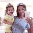 Julia Paredes au réveil avec sa fille Luna, le 30 août 2019, sur Instagram