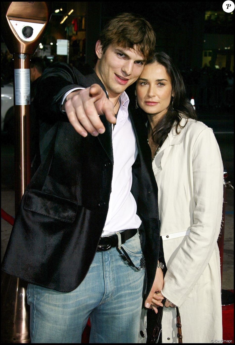 Demi Moore Et Ashton Kutcher à Los Angeles En 2005. - Purepeople