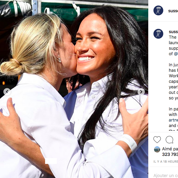 Meghan Markle et Misha Nonoo à Londres le 12 septembre 2019 pour lancer leur collection de vêtements caritative avec Smart Works.