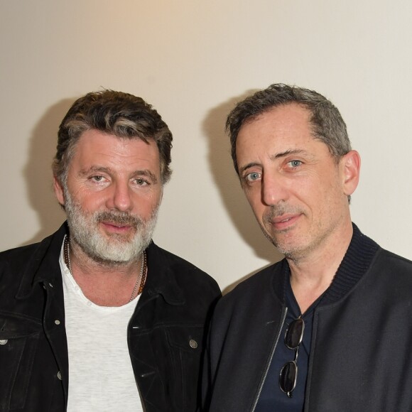 Exclusif - Philippe Lelouche, Gad Elmaleh - Backstage du spectacle "Daniel Levi & Friends" à l'Olympia à Paris le 6 juin 2019. © Pierre Perusseau/Bestimage