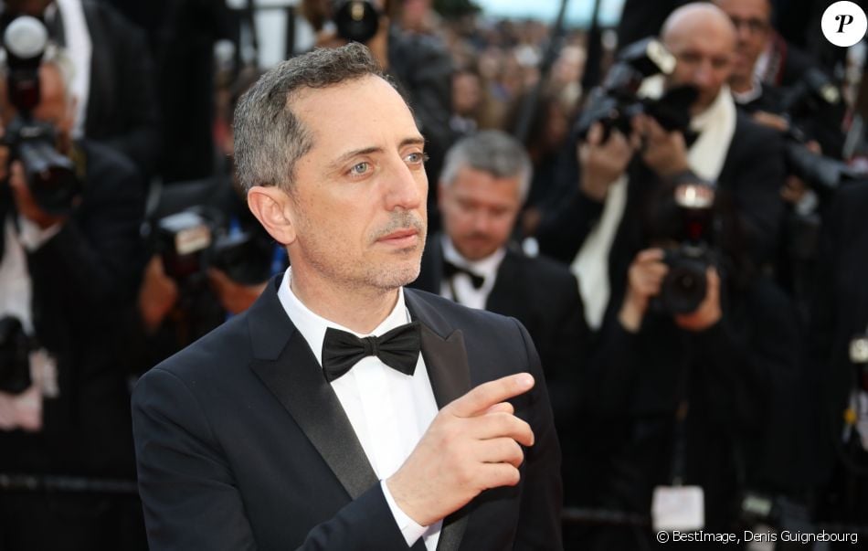 Piece De Theatre Gad Elmaleh Gilles Lellouche Tele Gad Elmaleh - Montée des marches du film A Hidden Life lors du 72ème