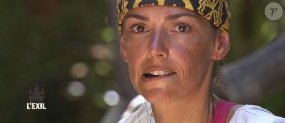 Raphaële dans l'édition All Stars "Koh-Lanta : Le combat des héros" (Tf1), épisode diffusé vendredi 20 avril 2018.