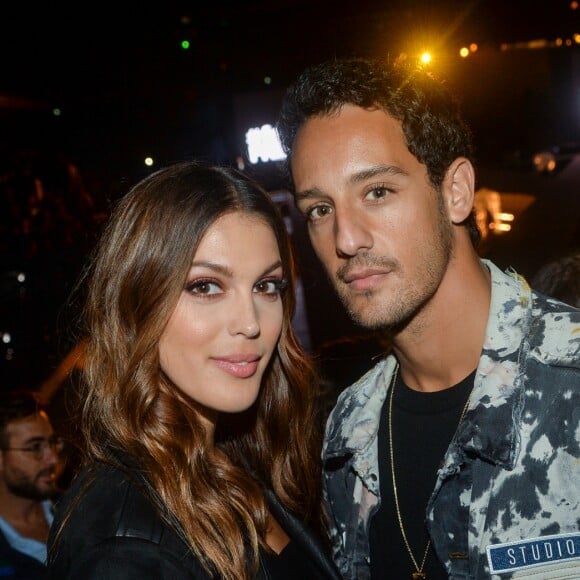 Iris Mittenaere et son compagnon Diego - Front Row - Etam Live Show 2019 au Stade Roland Garros à Paris le 24 septembre 2019. © Cyril Moreau / Veeren / Bestimage