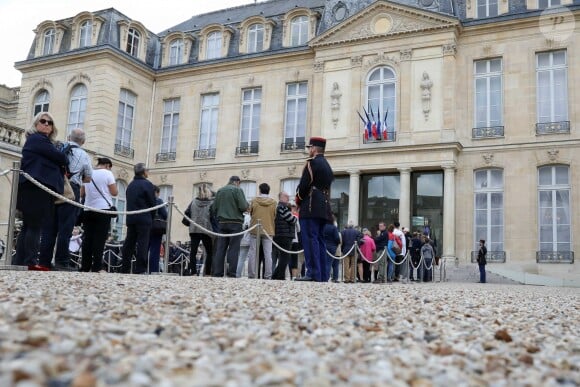 Hommage à l'ancien président de la République, Jacques Chirac, au palais de l'Elysée à Paris, France, le 27 septembre 2019. © Stéphane Lemouton/Bestimage