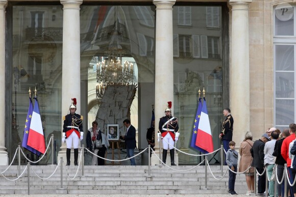 Hommage à l'ancien président de la République, Jacques Chirac, au palais de l'Elysée à Paris, France, le 27 septembre 2019. © Stéphane Lemouton/Bestimage