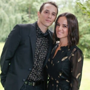 Alizée et son mari Grégoire Lyonnet - Mariage de Katrina Patchett et Valentin D'Hoore vendredi à 14 h à la mairie de Linselles dans les Hauts-de-France suivi d'une cérémonie civile d'échange d'anneaux, dont le maître de cérémonie était Maxime Dereymez, dans l'orangerie du château du Biez à Pecq en Belgique le 1er septembre 2017. Les festivités se sont poursuivis autour d'un dîner au château du Biez. Tous les danseuses et danseurs de l'émission "Danse avec les Stars" étaient présents ainsi que Shy'm, Fauve Hautot et son compagnon Jules, Rayane Bensetti , Alizée et son mari Grégoire Lyonnet et Olivier Minne avec qui Katrina Patchett avait dansé dans "Danse avec les Stars" l'année précédente. © Philippe Doignon/Bestimage