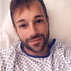 Phil Storm sur son lit d'hôpital après son opération du coeur, le 24 juillet 2019, sur Instagram