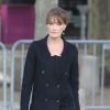 Carla Bruni Sarkozy - Arrivées en l'église Saint-Sulpice pour les obsèques de l'ancien président de la République Jacques Chirac à Paris. Un service solennel sera présidé par le président de la République. Le 30 septembre 2019 © Dominique Jacovides / Bestimage