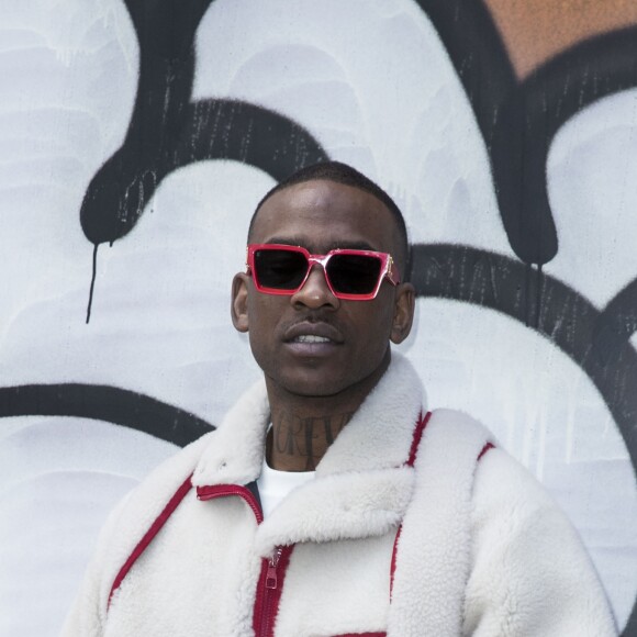 Skepta - People au défilé de mode Hommes automne-hiver 2019/2020 "Louis Vuitton" à Paris. Le 17 janvier 2019 © Olivier Borde / Bestimage