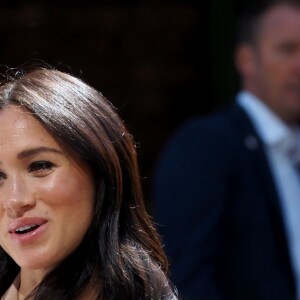 Meghan Markle, duchesse de Sussex, se rend à l'Université de Johannesburg où elle Meghan Markle, duchesse de Sussex, se rend à l'Université de Johannesburg où elle a participé à une table ronde avec l'Association des universités du Commonwealth, dont elle est la marraine. Johannesburg, Afrique du Sud, le 1er octobre 2019.