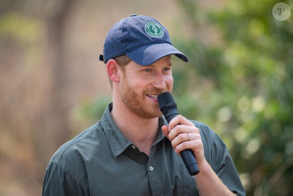 Le prince Harry, duc de Sussex visite le parc national de Liwonde et la forêt Mangochi lors de la huitième journée de la visite royale en Afrique. Liwonde, le 30 septembre 2019.