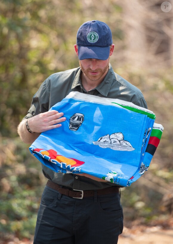 Le prince Harry, duc de Sussex visite le parc national de Liwonde et la forêt Mangochi lors de la huitième journée de la visite royale en Afrique. Liwonde, le 30 septembre 2019.