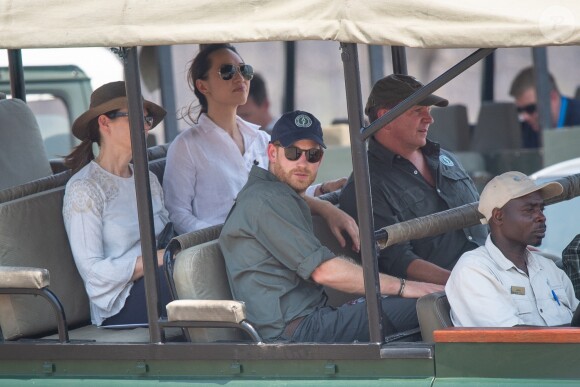 Le prince Harry, duc de Sussex visite le parc national de Liwonde et la forêt Mangochi lors de la huitième journée de la visite royale en Afrique. Liwonde, le 30 septembre 2019.