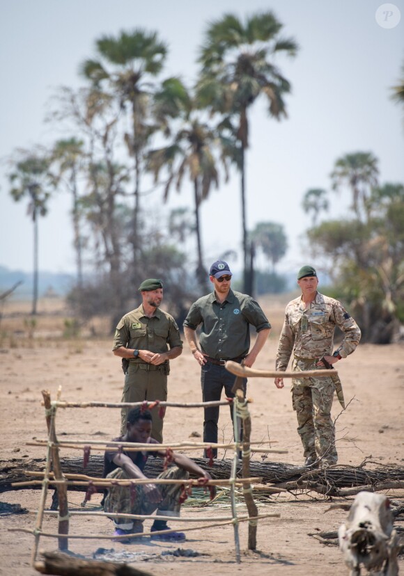 Le prince Harry, duc de Sussex visite le parc national de Liwonde et la forêt Mangochi lors de la huitième journée de la visite royale en Afrique. Liwonde, le 30 septembre 2019.