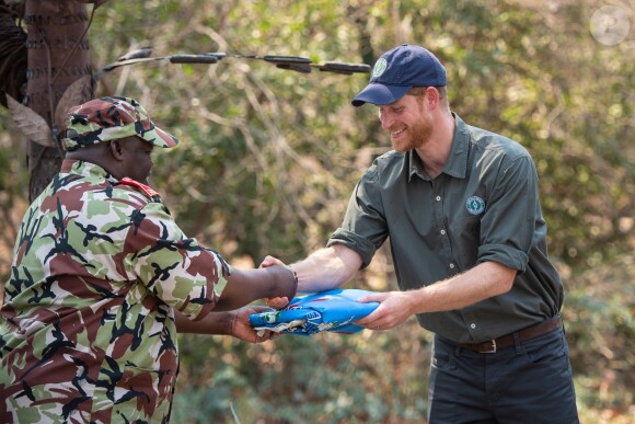 Le prince Harry, duc de Sussex visite le parc national de Liwonde et la forêt Mangochi lors de la huitième journée de la visite royale en Afrique. Liwonde, le 30 septembre 2019.