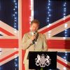 Le prince Harry, duc de Sussex, lors d'une réception à la résidence du Haut Commissaire britannique à Lilongwe, Malawi, le 29 septembre 2019, lors du septième jour de la tournée royale en Afrique.