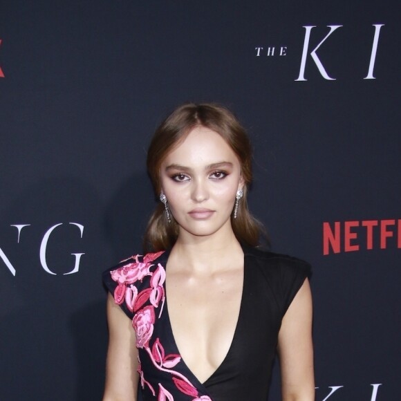 Lily-Rose Depp à la projection du film Netflix's "The King" à l'école d'arts visuels de New York City, New York, Etats-Unis, le 1er octobre 2019.