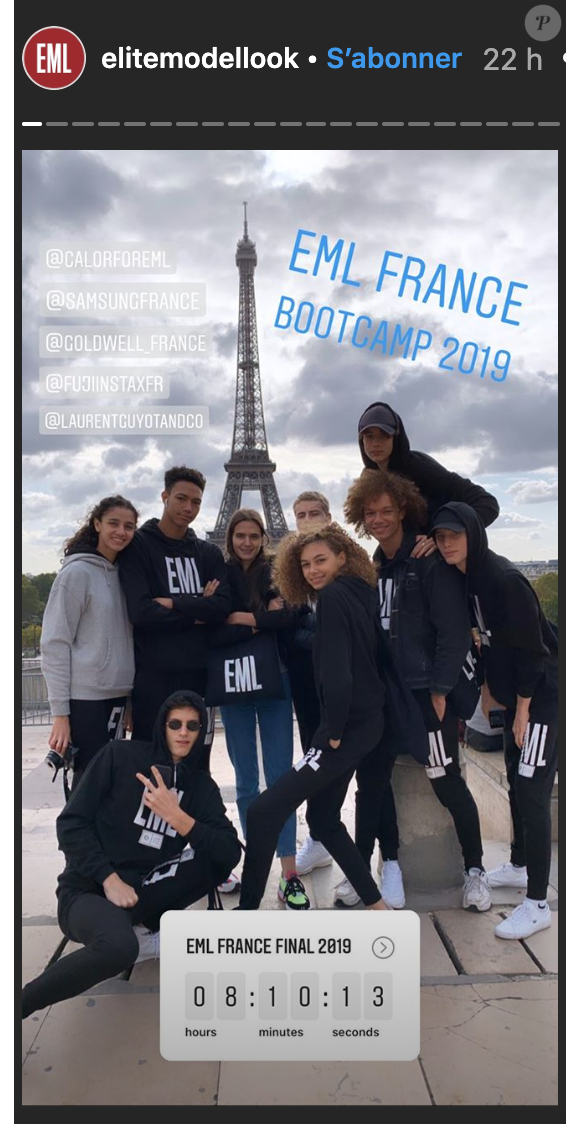 Finale Elite Model Look du 2 octobre 2019, Paris.