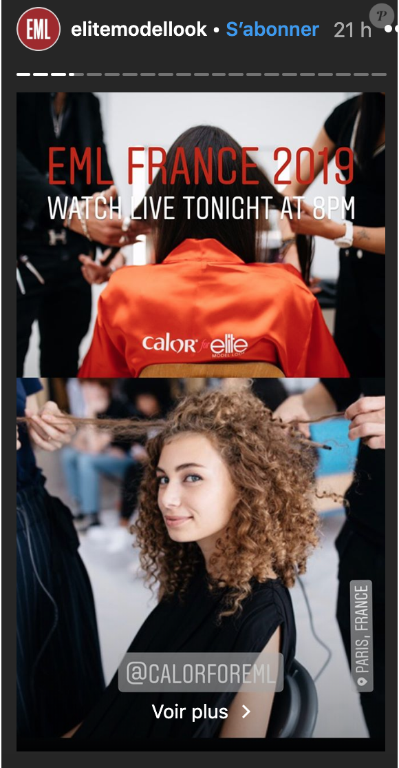 Finale Elite Model Look du 2 octobre 2019, Paris.