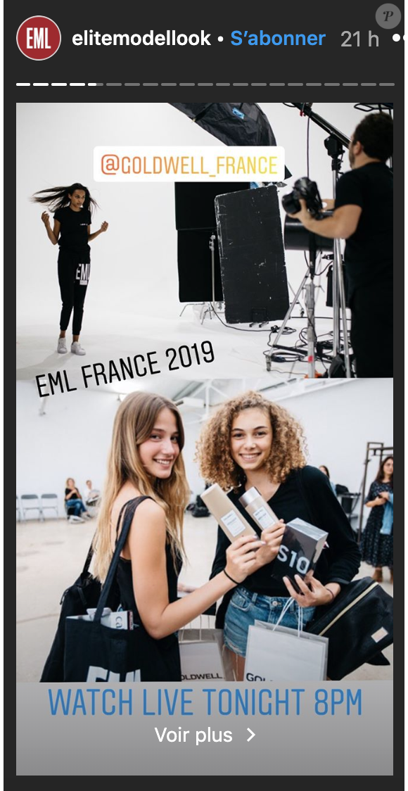Finale Elite Model Look du 2 octobre 2019, Paris.