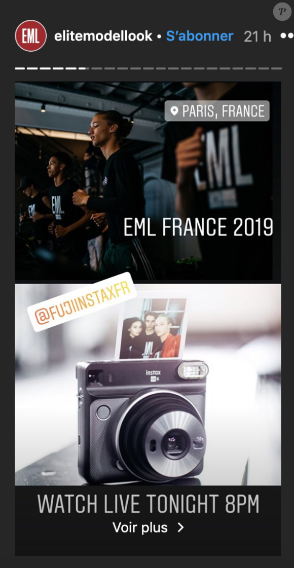 Finale Elite Model Look du 2 octobre 2019, Paris.
