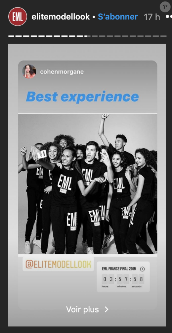 Finale Elite Model Look du 2 octobre 2019, Paris.